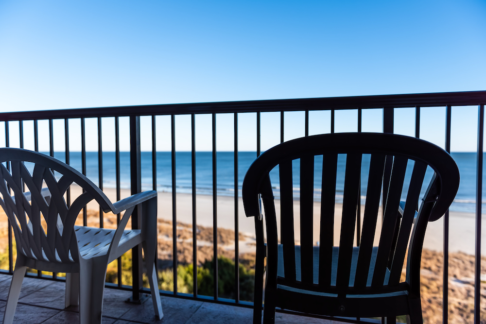 Start Planning Your 2024 Myrtle Beach Vacation Sea Star Realty   Myrtle Beach Porch View 