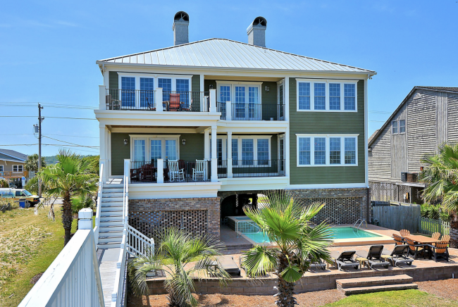 A Garden City Beach vacation rental with a private pool